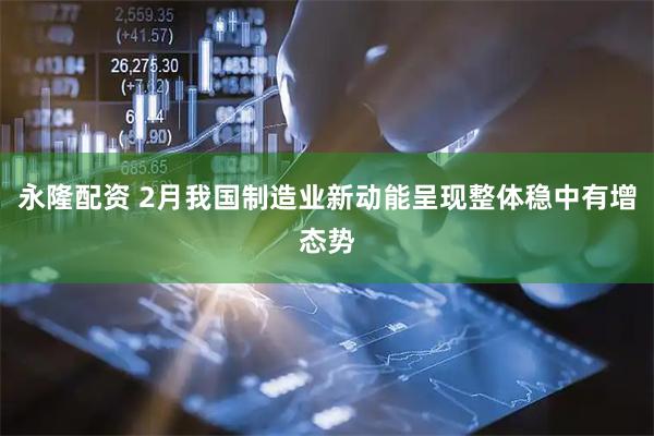 永隆配资 2月我国制造业新动能呈现整体稳中有增态势