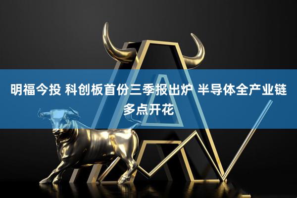 明福今投 科创板首份三季报出炉 半导体全产业链多点开花