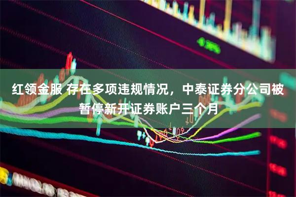 红领金服 存在多项违规情况，中泰证券分公司被暂停新开证券账户三个月