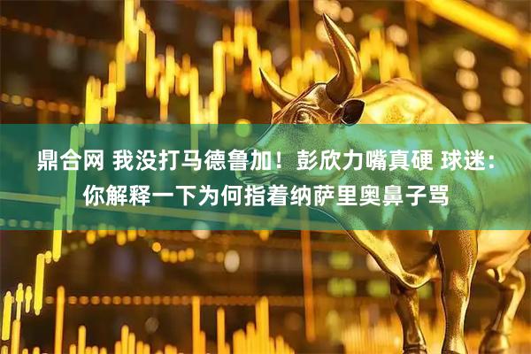 鼎合网 我没打马德鲁加！彭欣力嘴真硬 球迷：你解释一下为何指着纳萨里奥鼻子骂